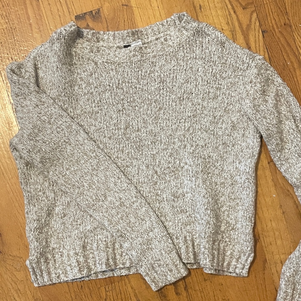 Cozy Knit Women's Sweater - Tan